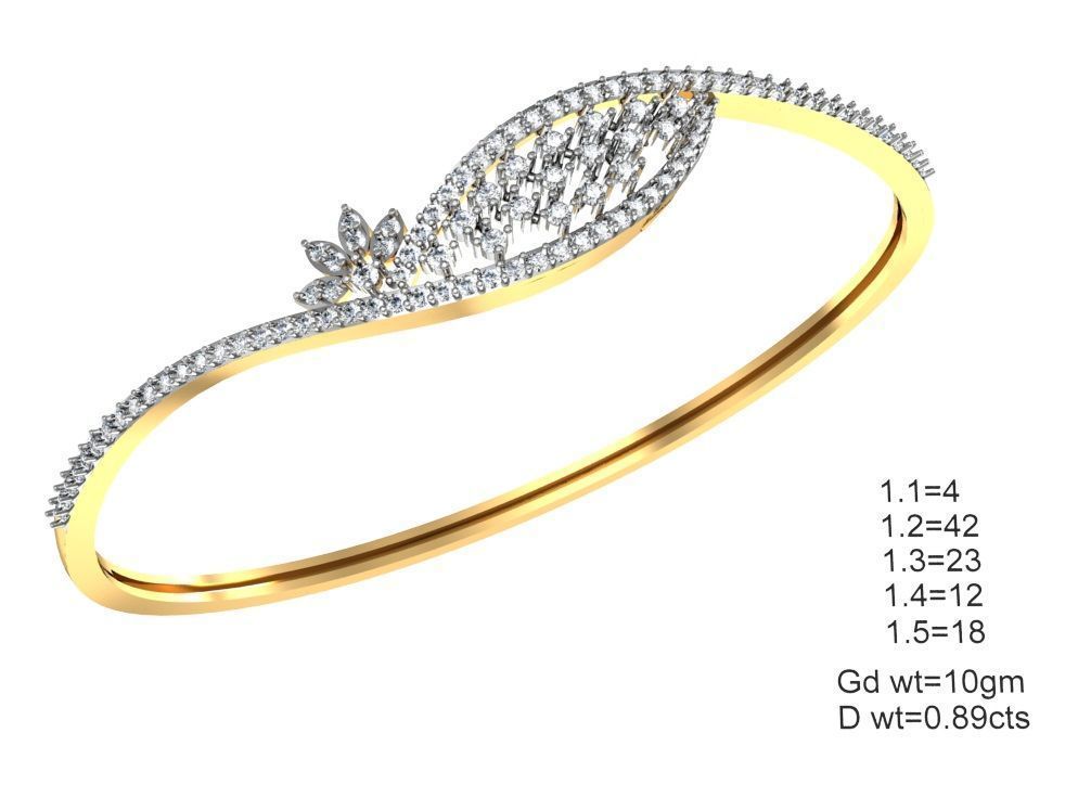 75 Women Bracelets Render STL Detail Bulk Collection 3D print model_51