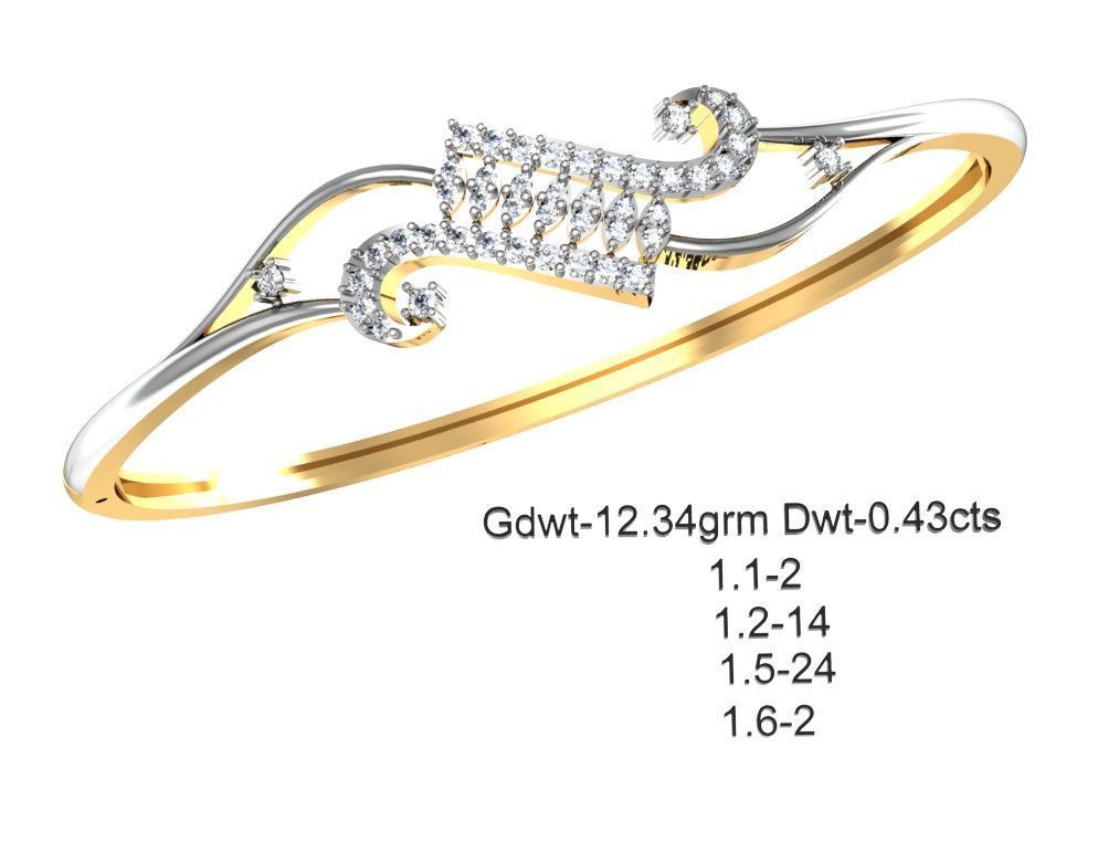 75 Women Bracelets Render STL Detail Bulk Collection 3D print model_15