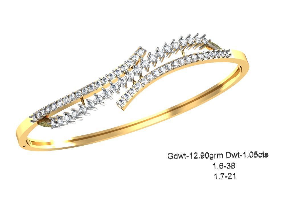 75 Women Bracelets Render STL Detail Bulk Collection 3D print model_14