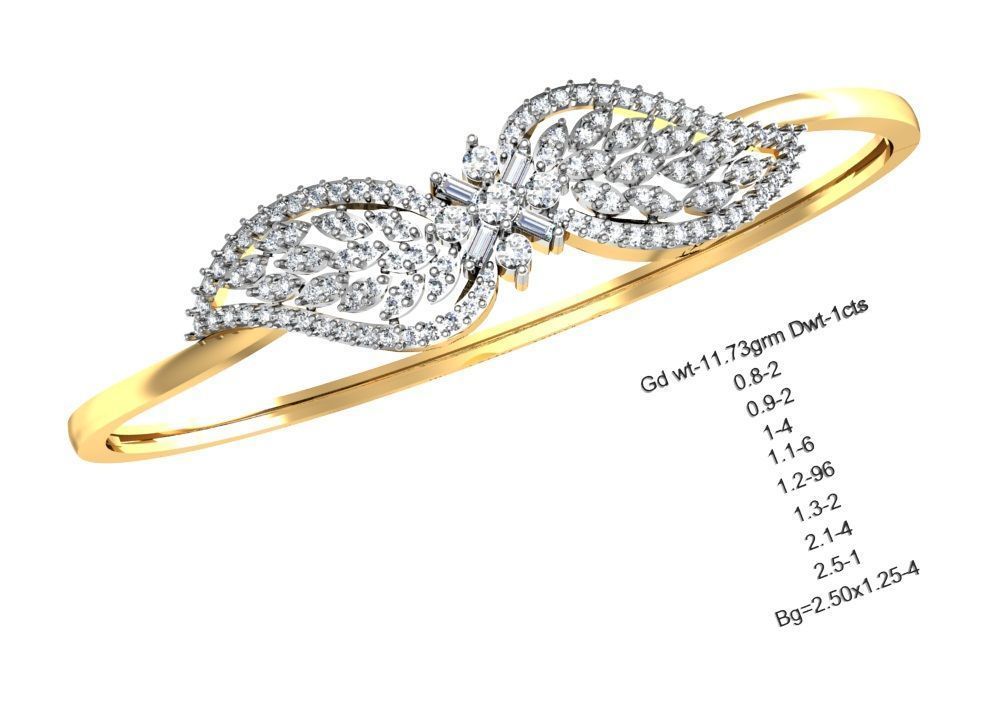 75 Women Bracelets Render STL Detail Bulk Collection 3D print model_36