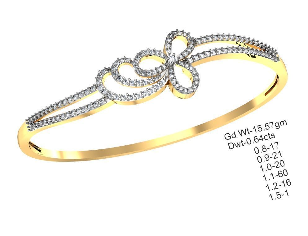 75 Women Bracelets Render STL Detail Bulk Collection 3D print model_57
