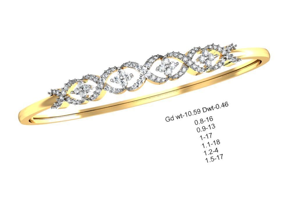 75 Women Bracelets Render STL Detail Bulk Collection 3D print model_34