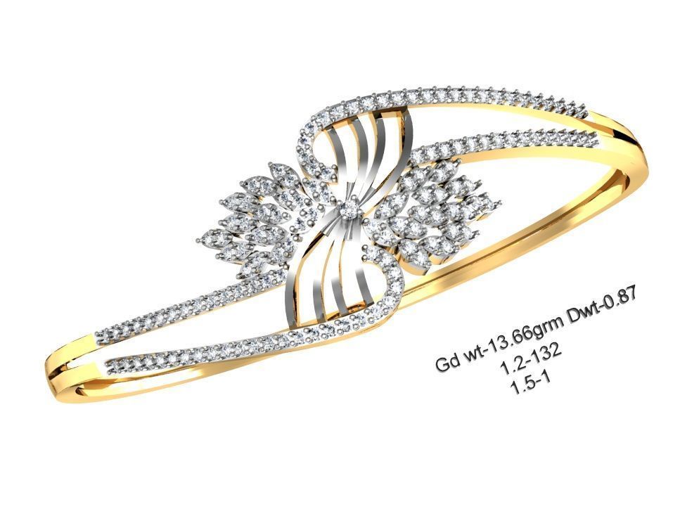 75 Women Bracelets Render STL Detail Bulk Collection 3D print model_3