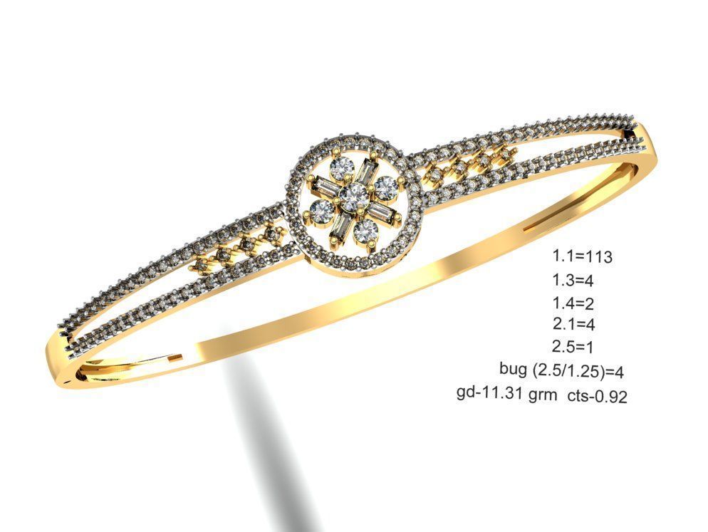 75 Women Bracelets Render STL Detail Bulk Collection 3D print model_62