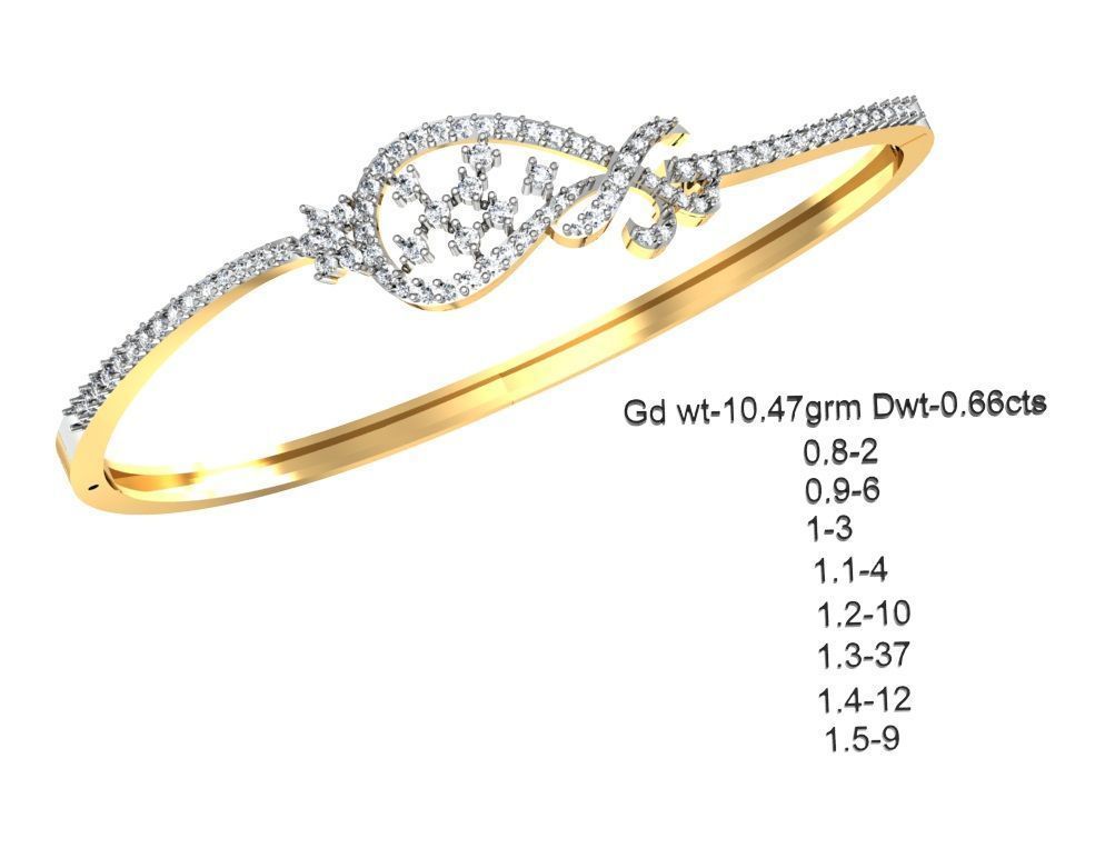 75 Women Bracelets Render STL Detail Bulk Collection 3D print model_17