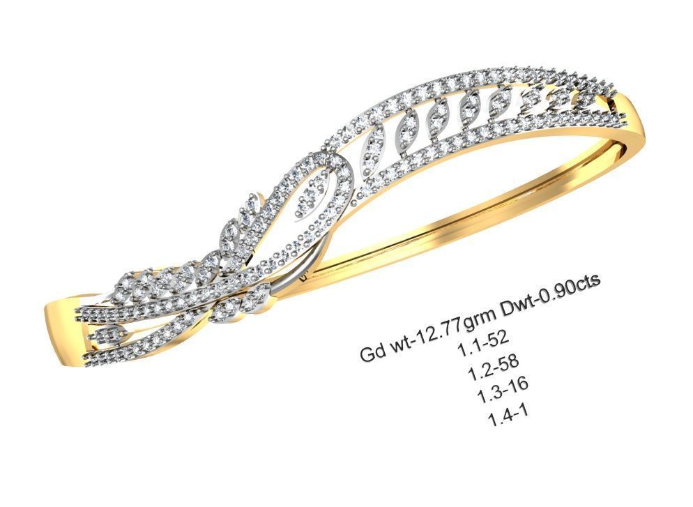 75 Women Bracelets Render STL Detail Bulk Collection 3D print model_37