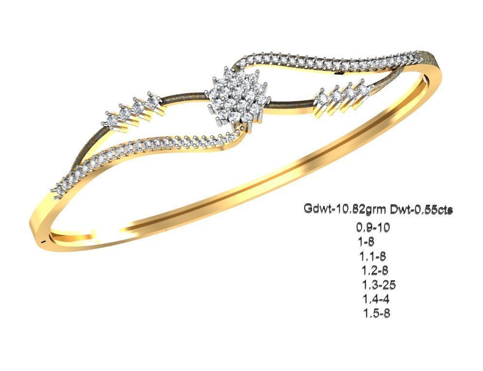 75 Women Bracelets Render STL Detail Bulk Collection 3D print model_30