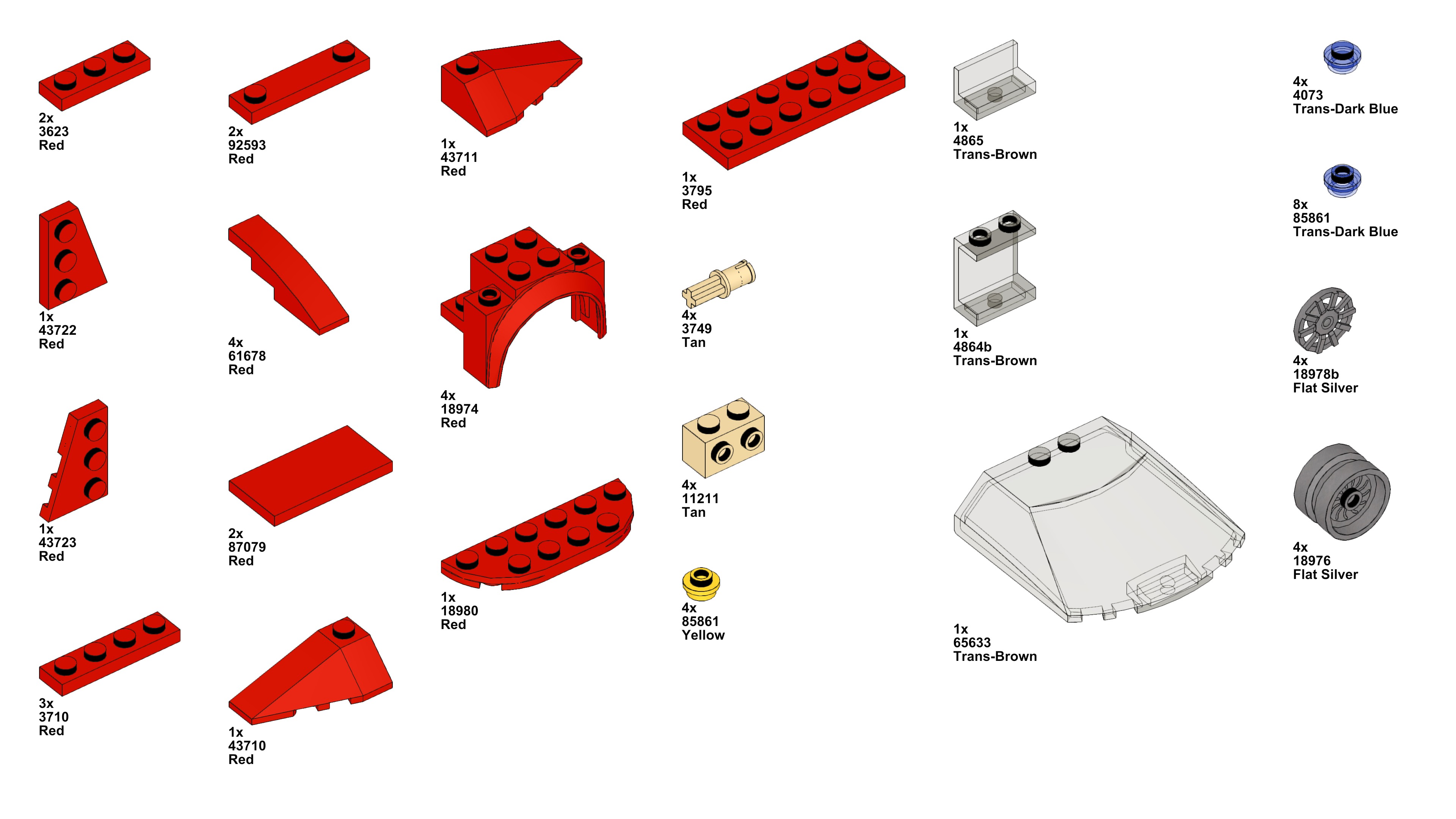 TwindBricks3D - Ferrari 488 GTB 3D print model_4