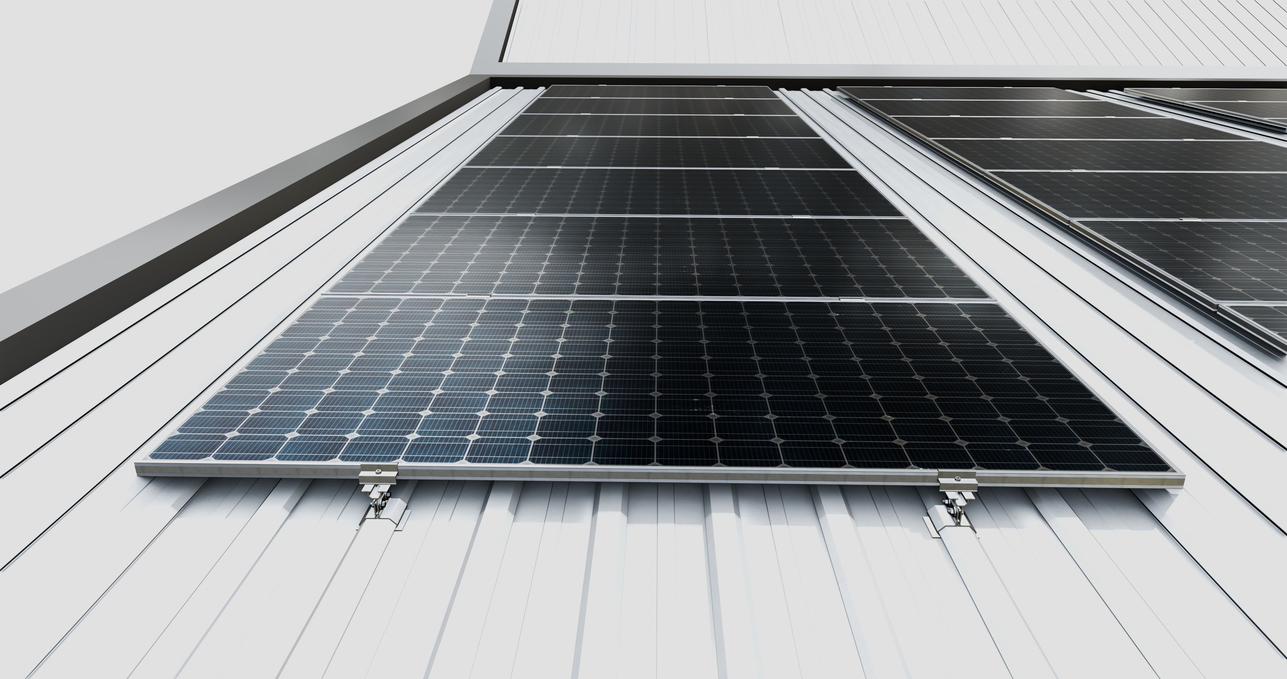 Rooftop Solar Systems Type-1 3D model_19