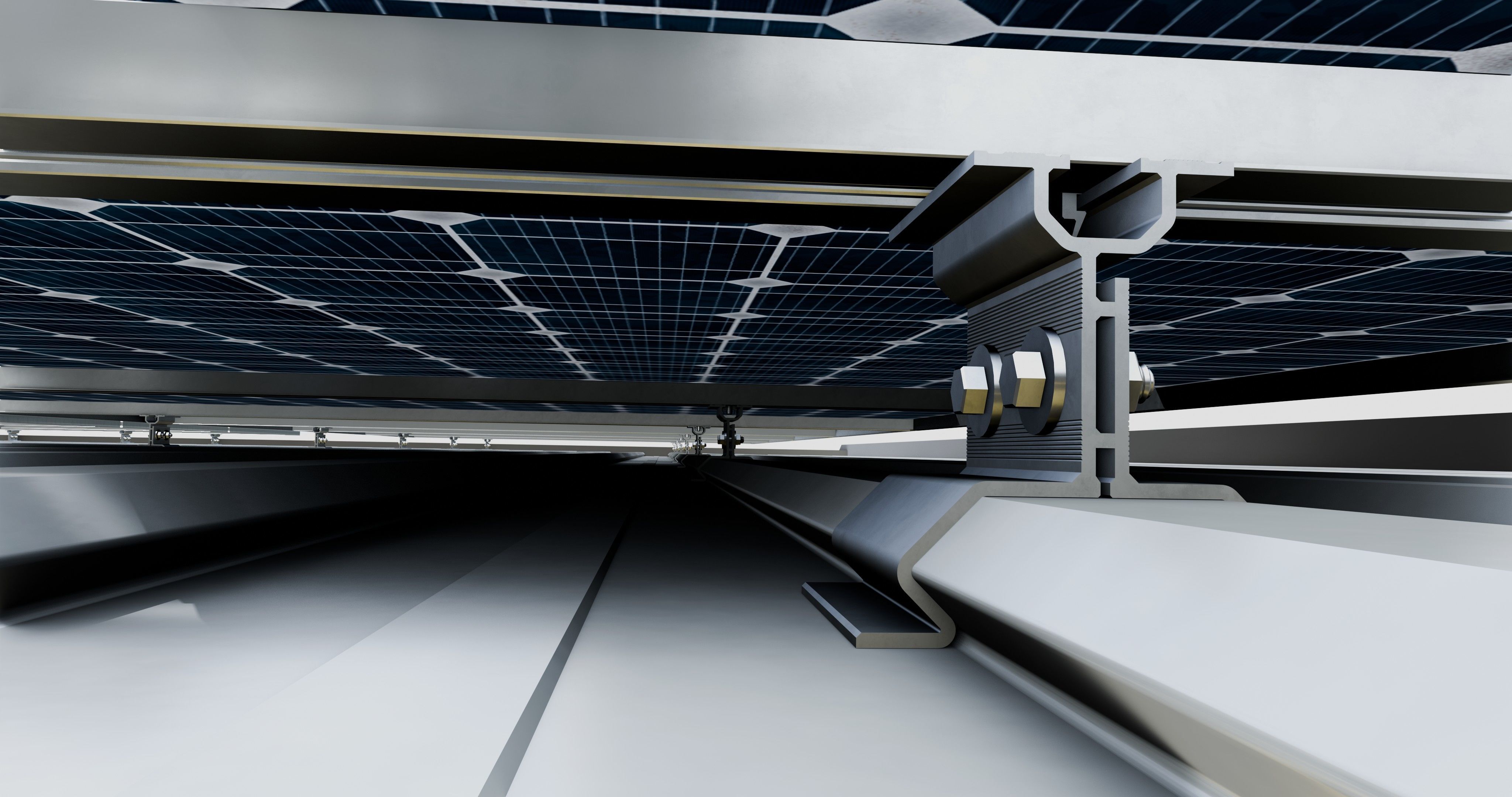 Rooftop Solar Systems Type-1 3D model_12