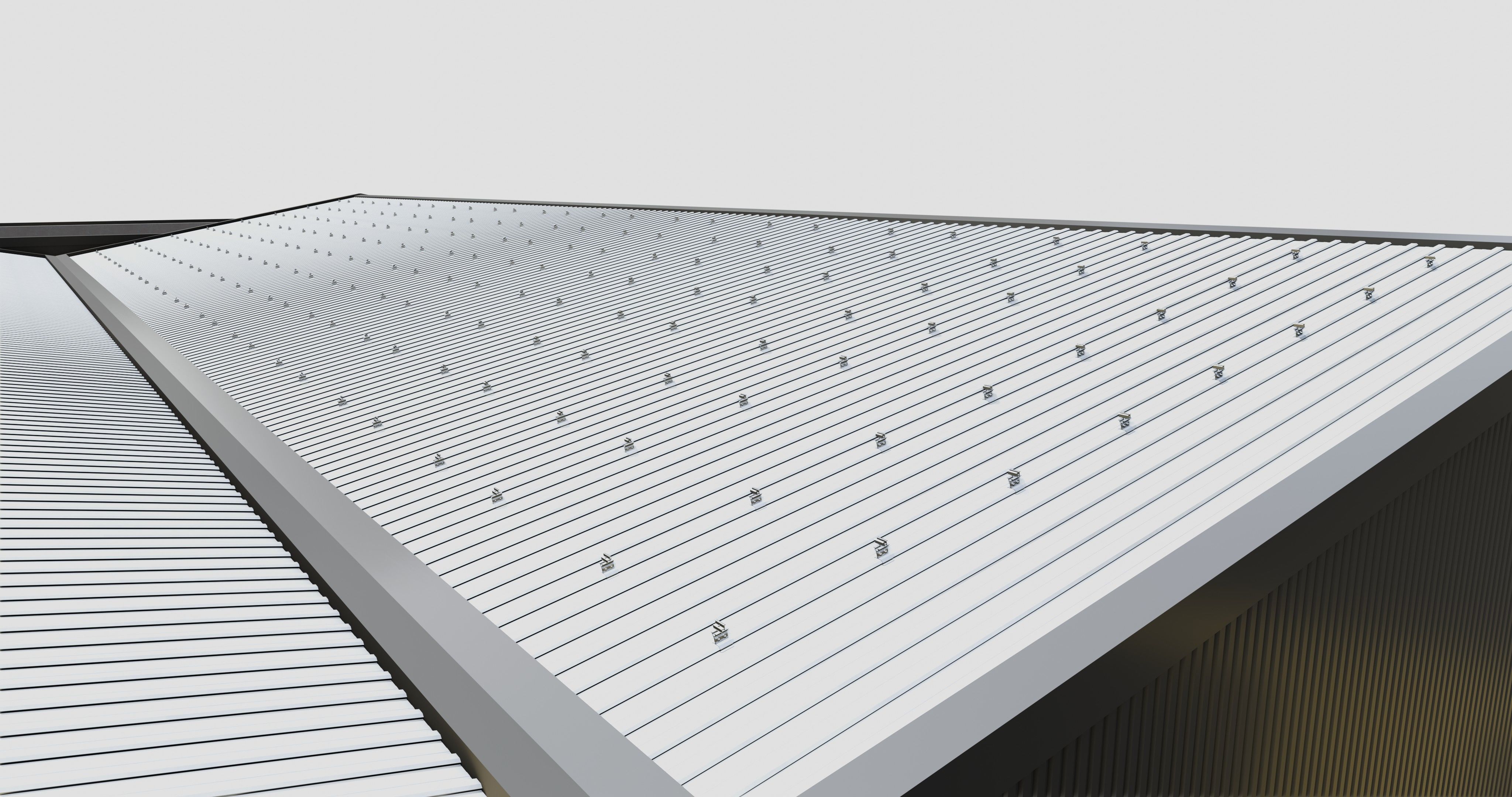 Rooftop Solar Systems Type-1 3D model_25
