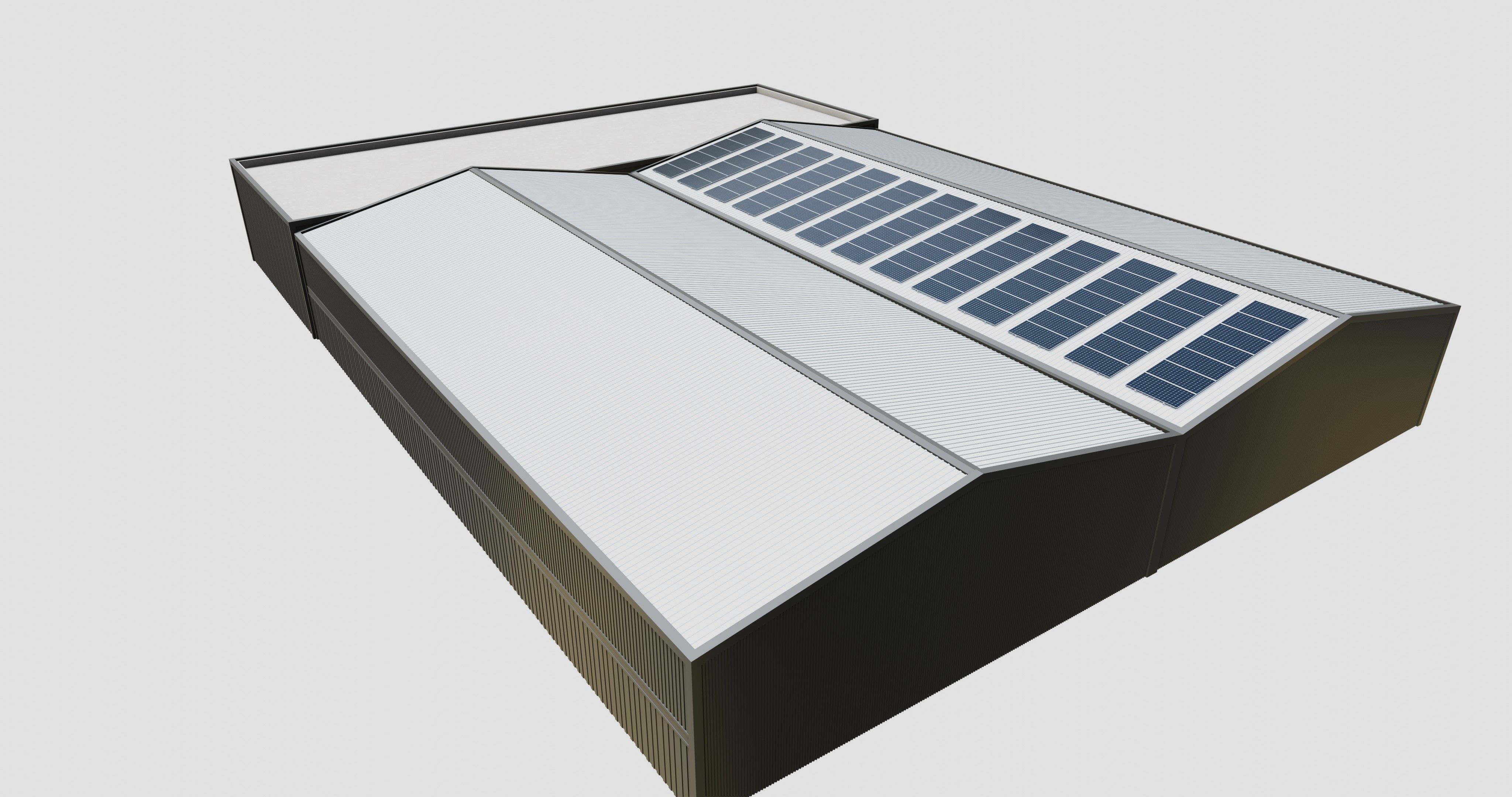 Rooftop Solar Systems Type-1 3D model_21