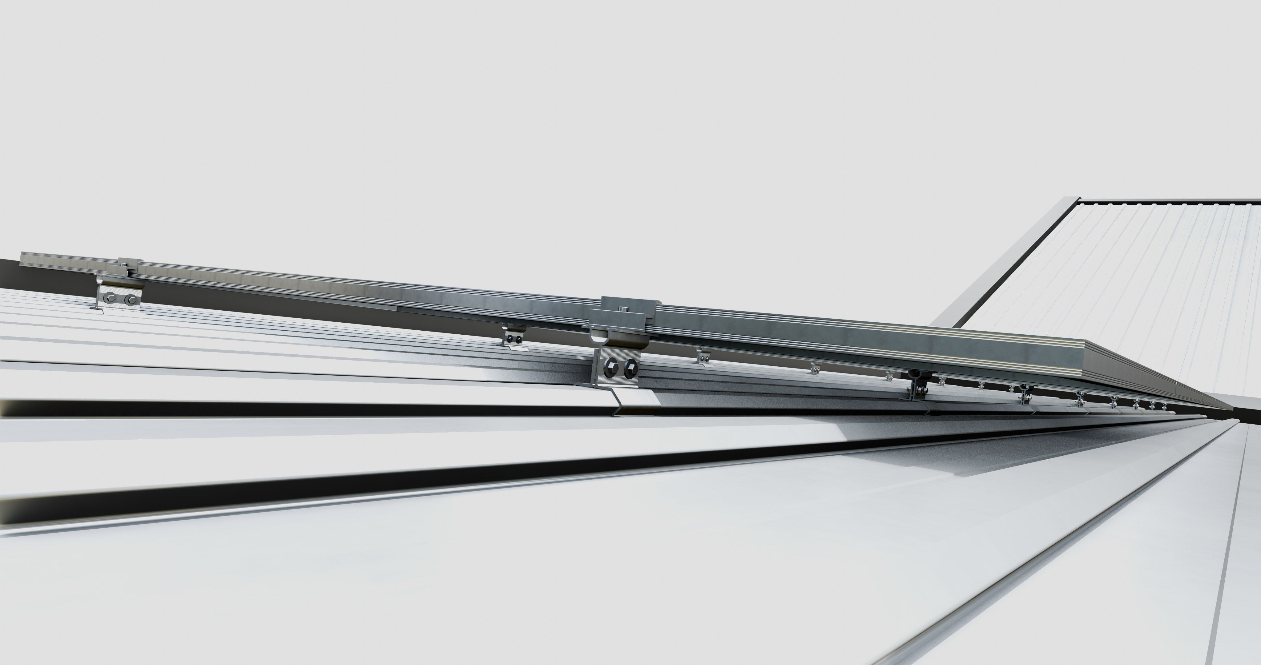 Rooftop Solar Systems Type-1 3D model_4