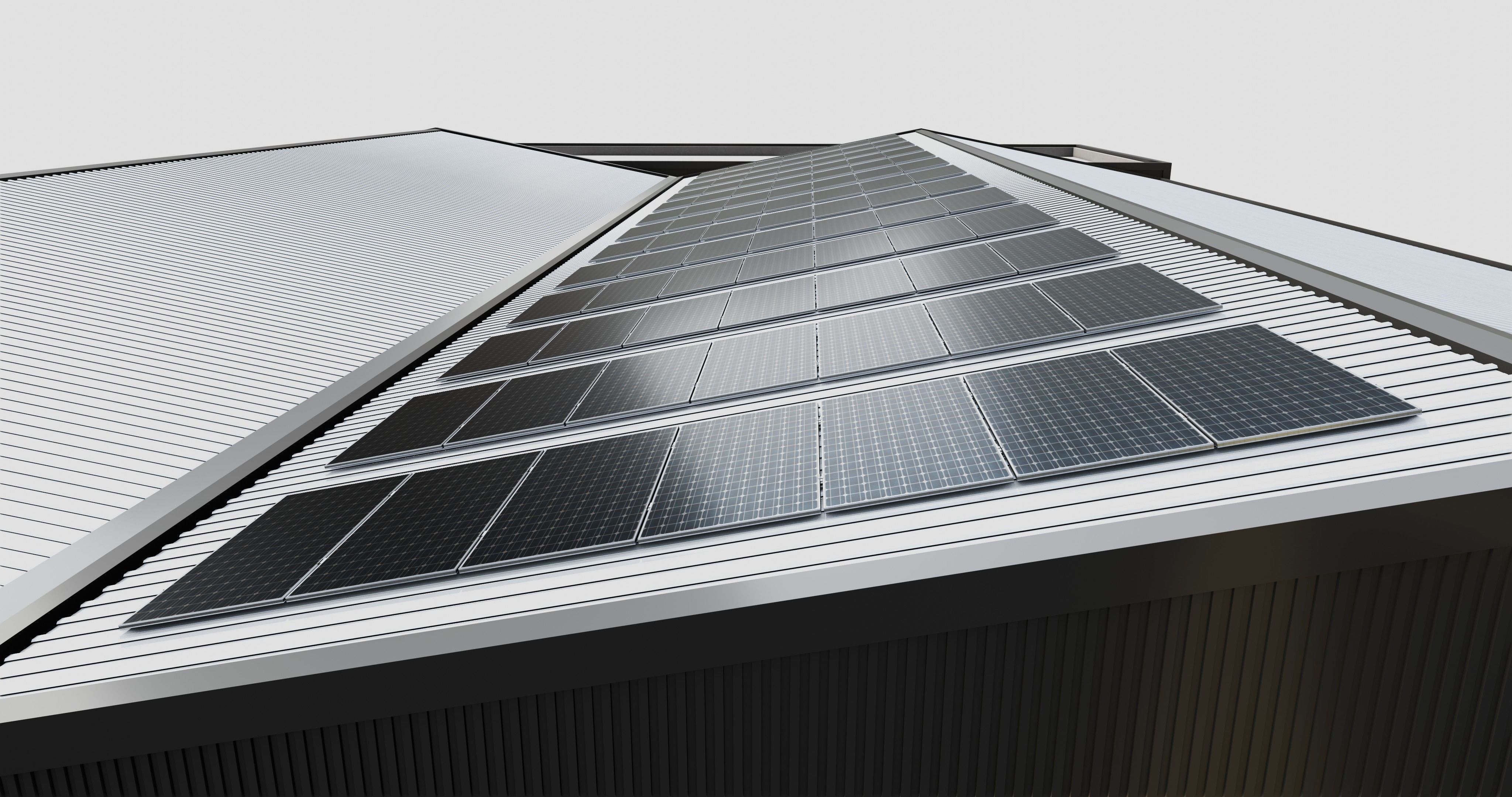 Rooftop Solar Systems Type-1 3D model_23