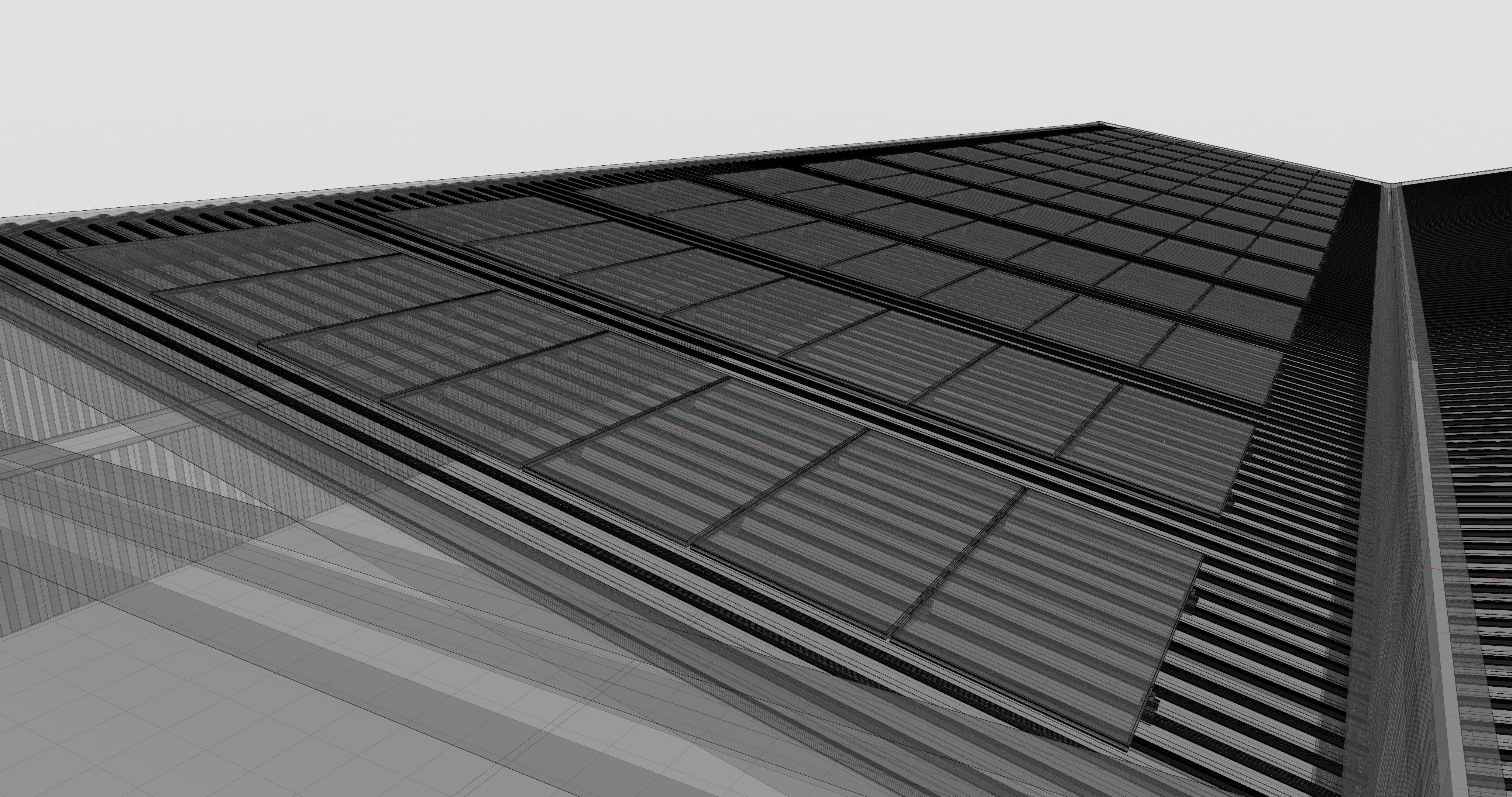Rooftop Solar Systems Type-1 3D model_28