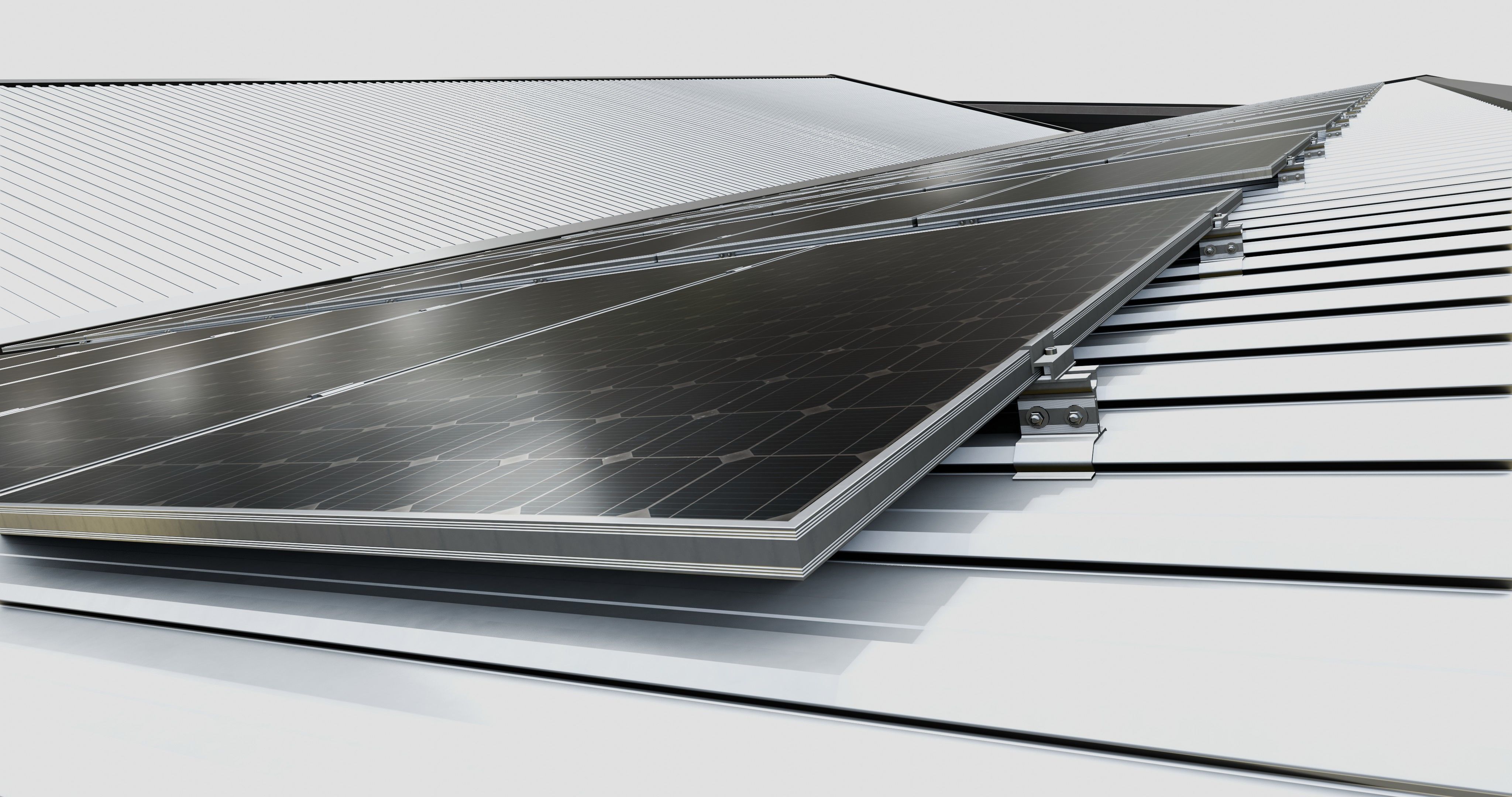 Rooftop Solar Systems Type-1 3D model_24