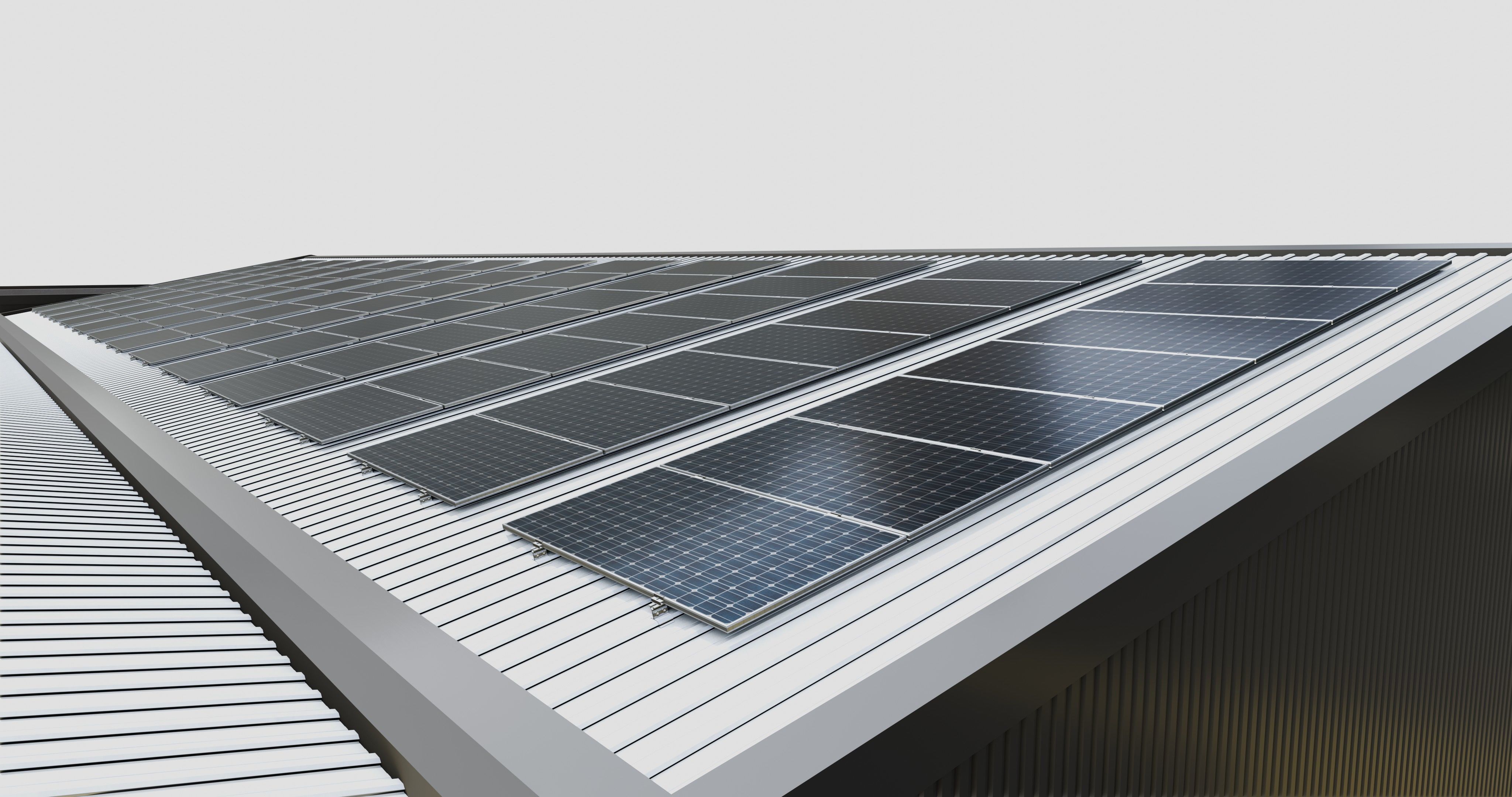 Rooftop Solar Systems Type-1 3D model_17