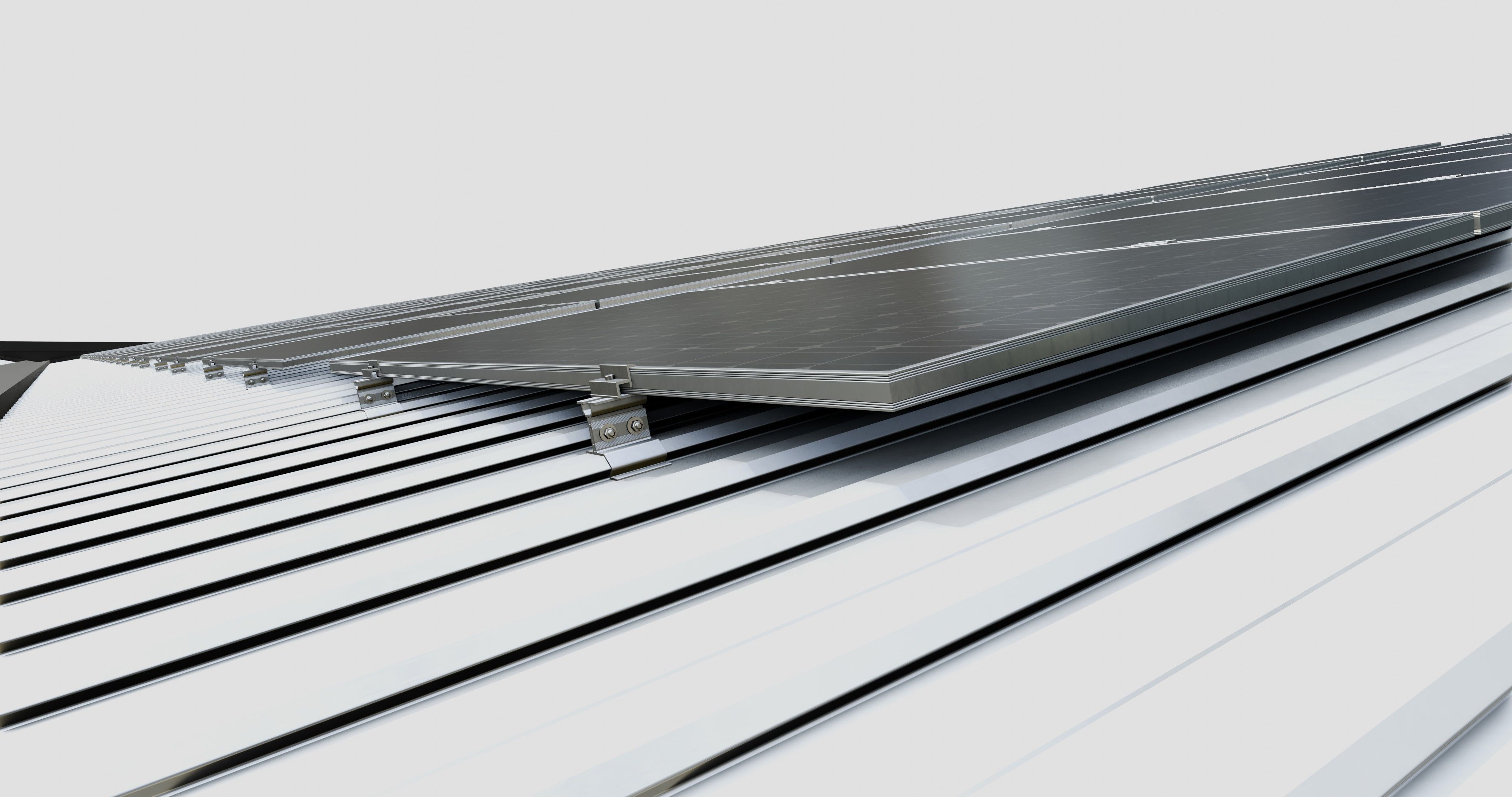 Rooftop Solar Systems Type-1 3D model_3