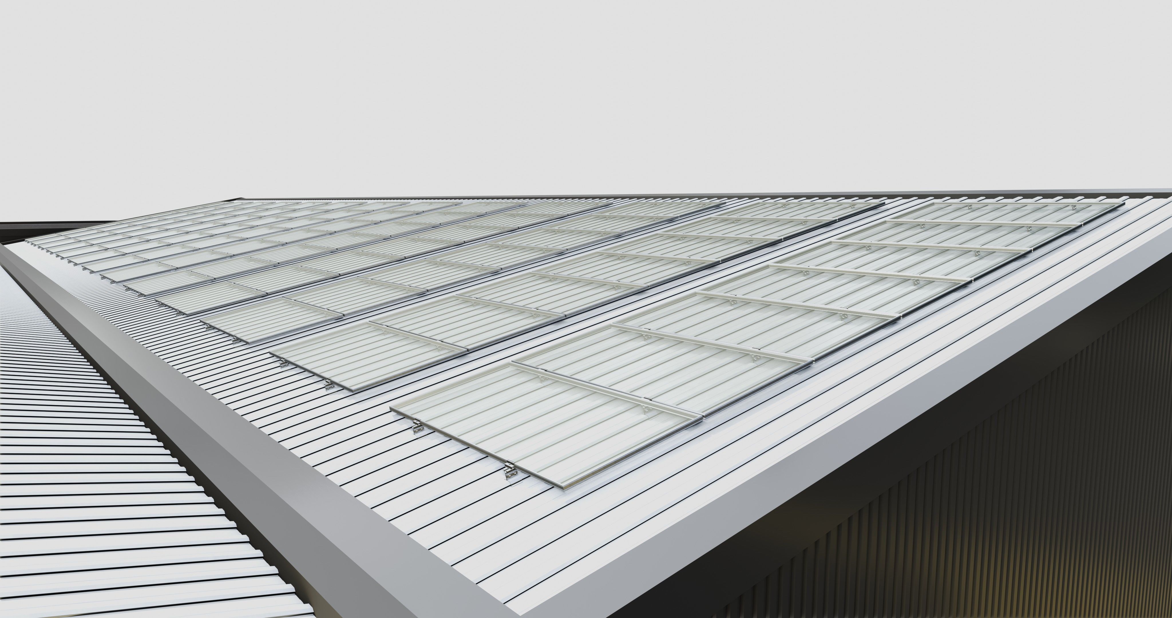 Rooftop Solar Systems Type-1 3D model_18