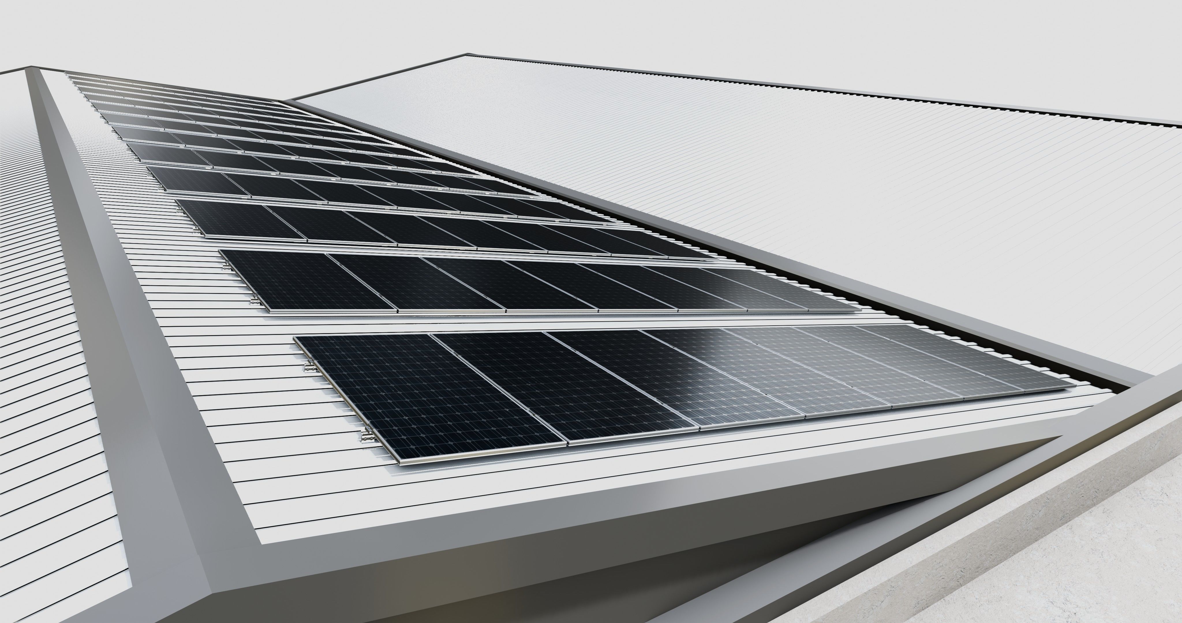 Rooftop Solar Systems Type-1 3D model_6
