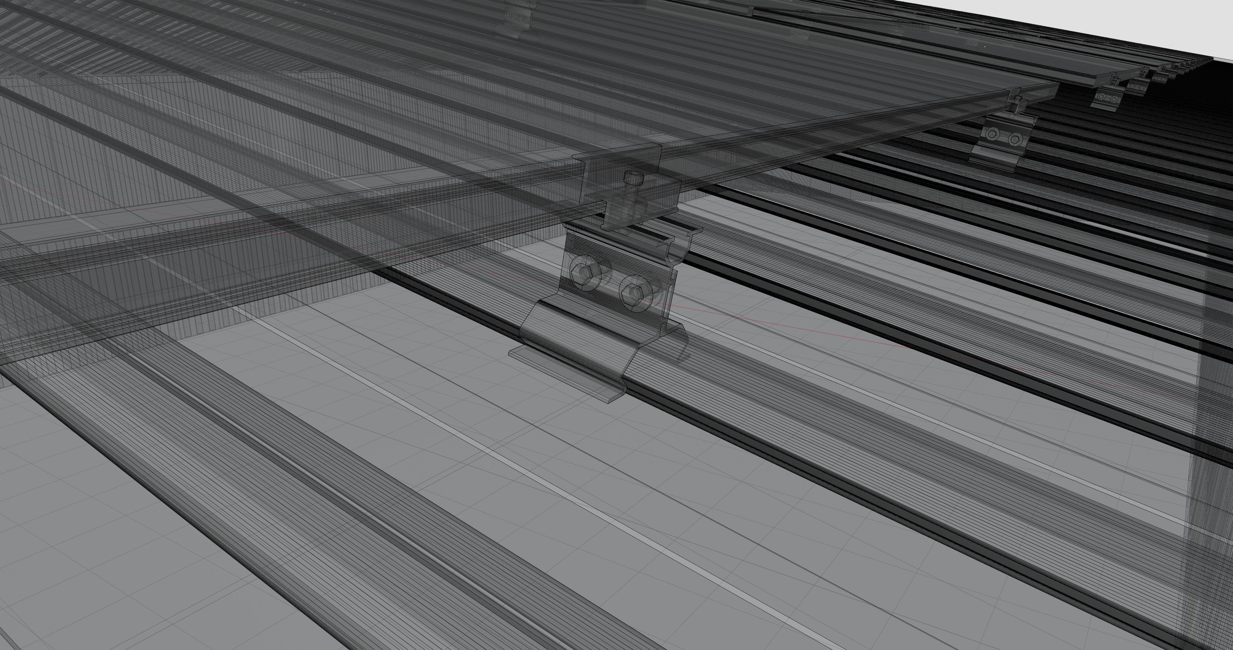 Rooftop Solar Systems Type-1 3D model_27