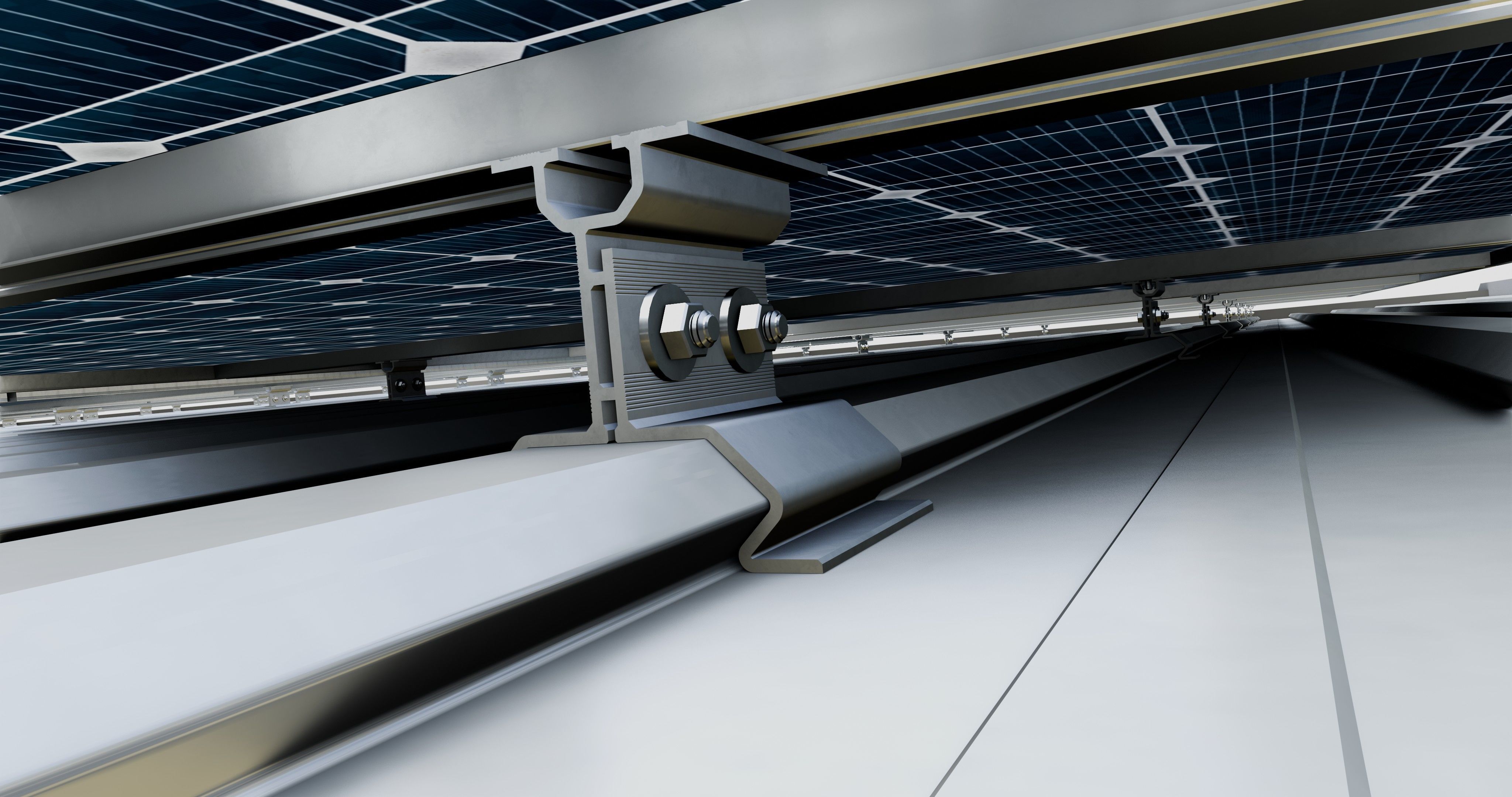 Rooftop Solar Systems Type-1 3D model_16
