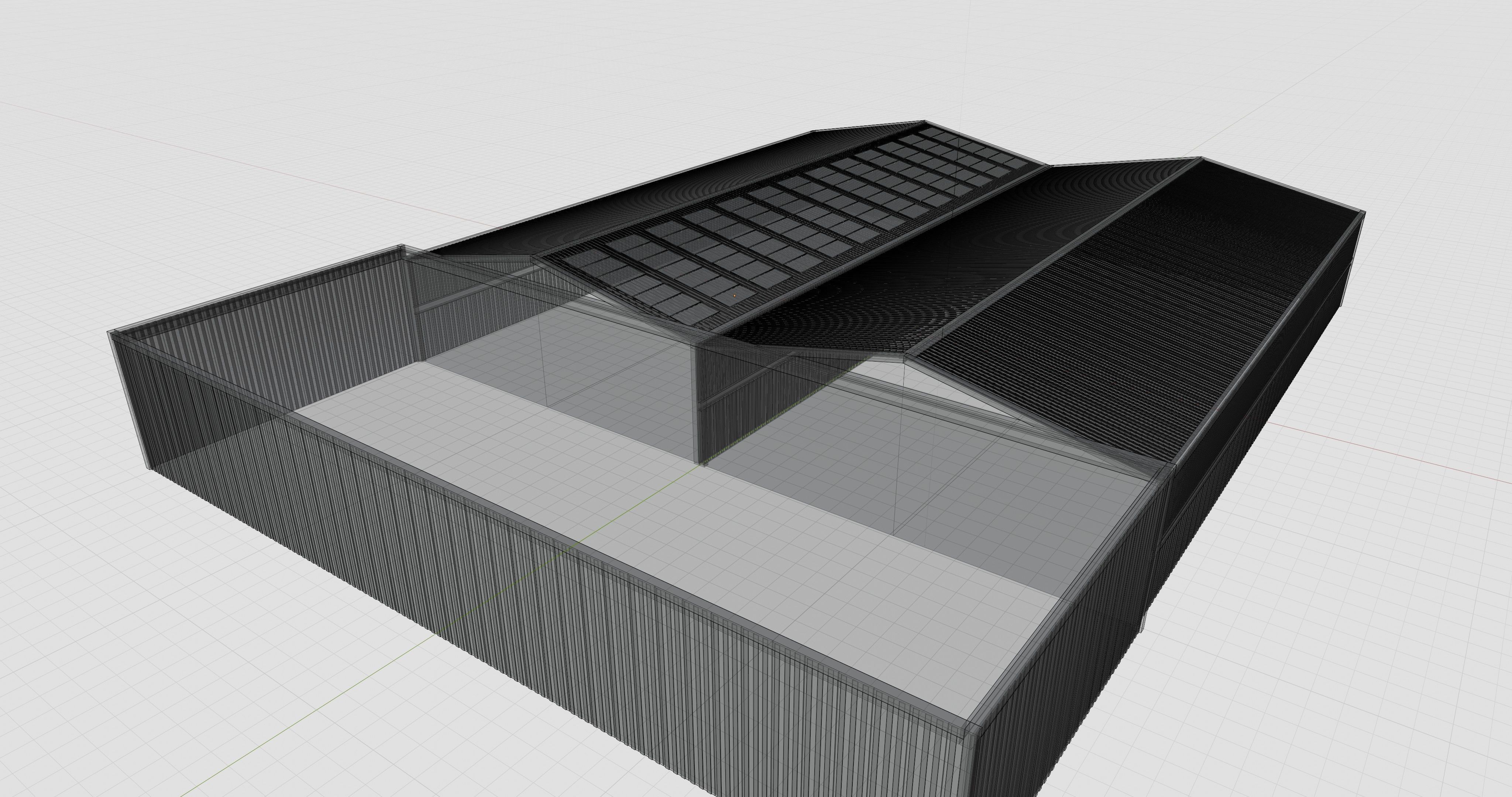 Rooftop Solar Systems Type-1 3D model_26