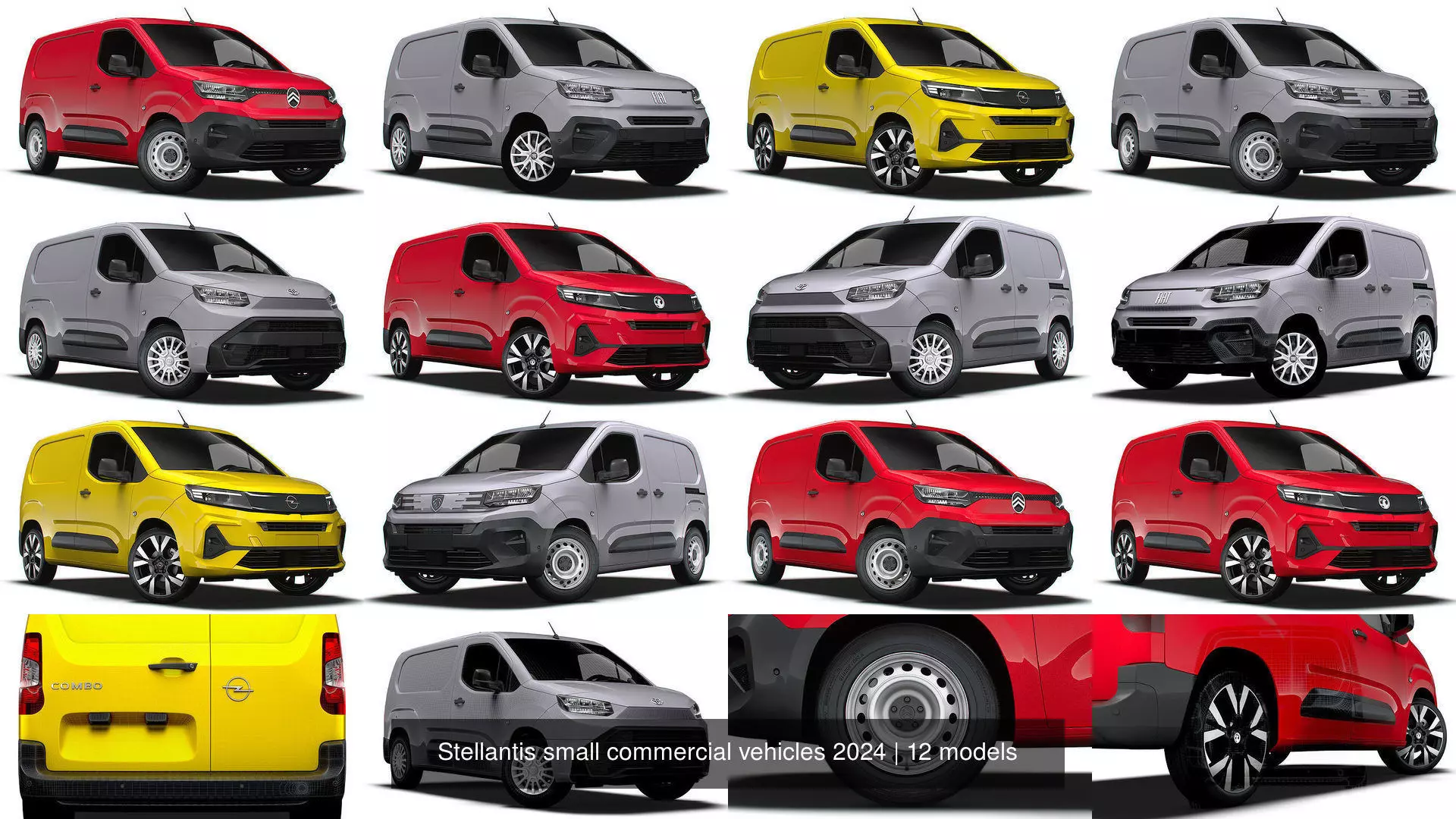 Stellantis small commercial vehicles 2024 3D Model Collection_0