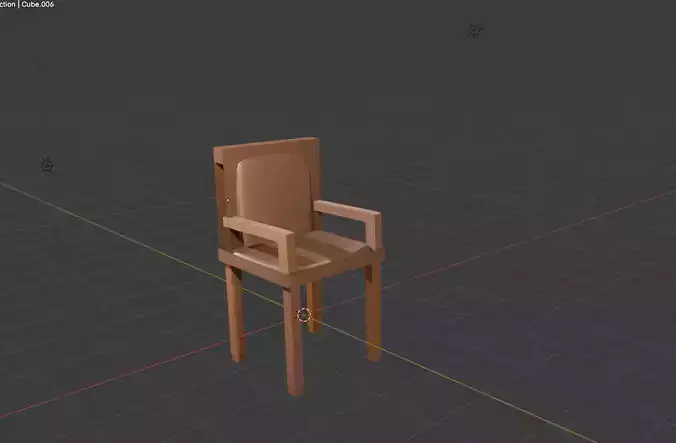 3D model of chair