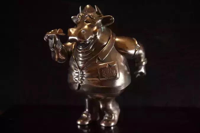 Bullseye Bully trophy  3D print model
