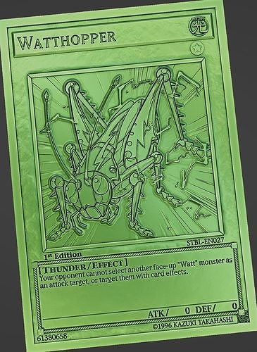 Watthopper - yu-gi-oh Free 3D print model
