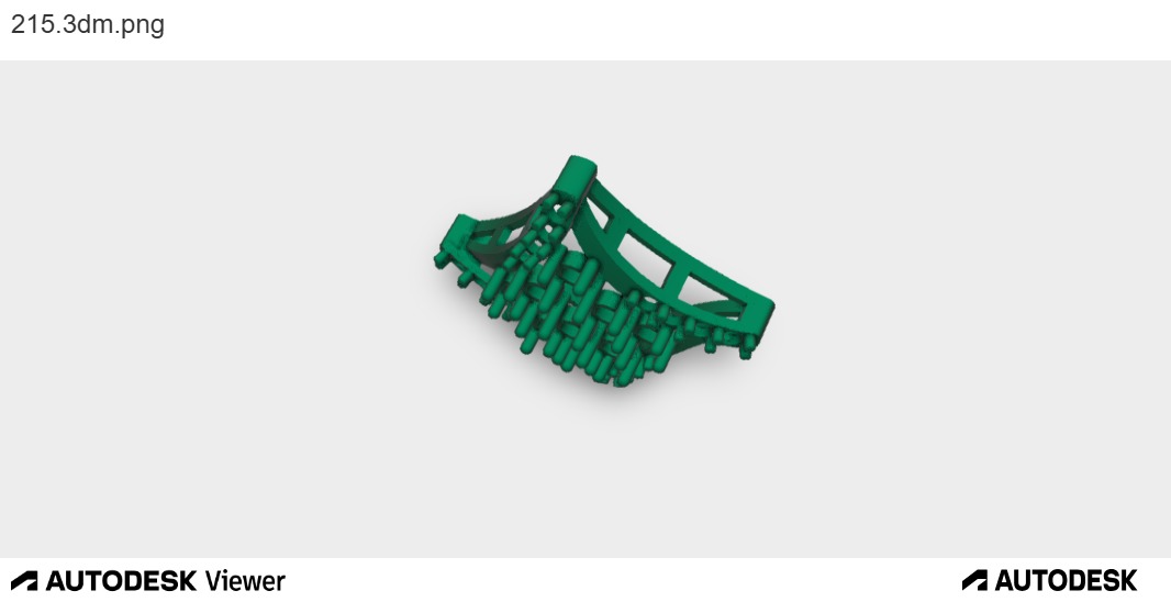 Curved Harmony Band 3D print model_6