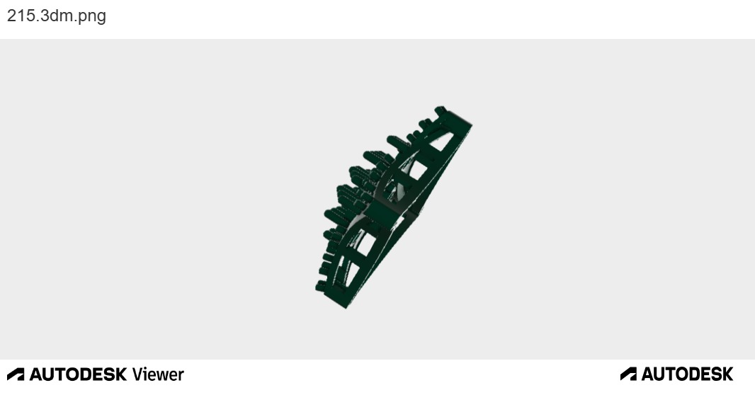 Curved Harmony Band 3D print model_3