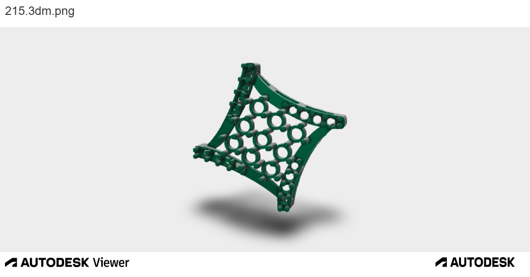 Curved Harmony Band 3D print model_5