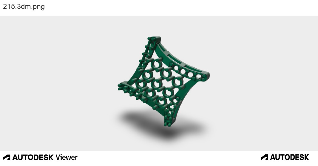 Curved Harmony Band 3D print model_7