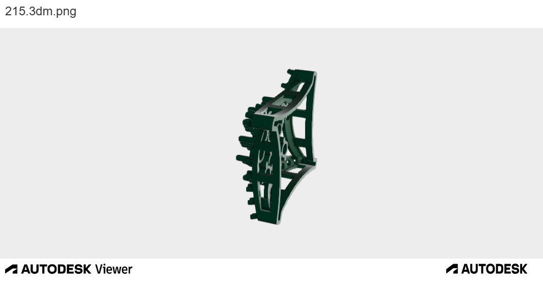 Curved Harmony Band 3D print model_4