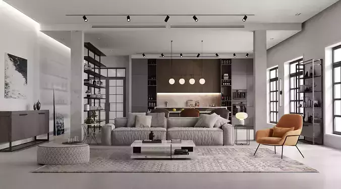 Modern apartment interior