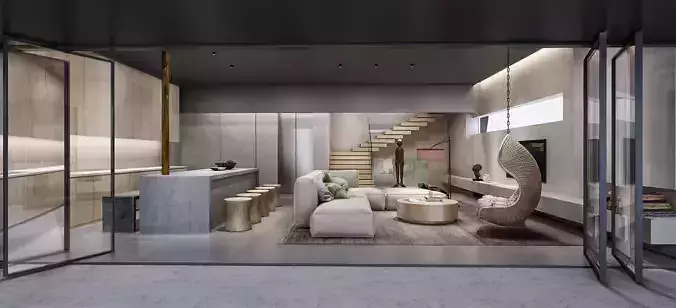 Modern apartment interior