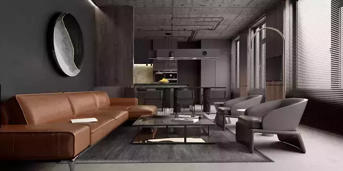 Modern apartment interior