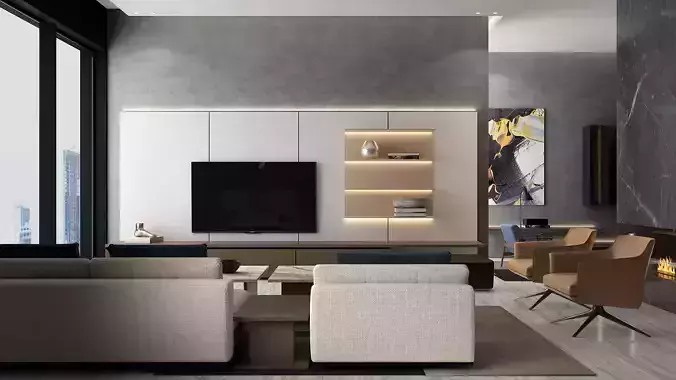 Modern apartment interior
