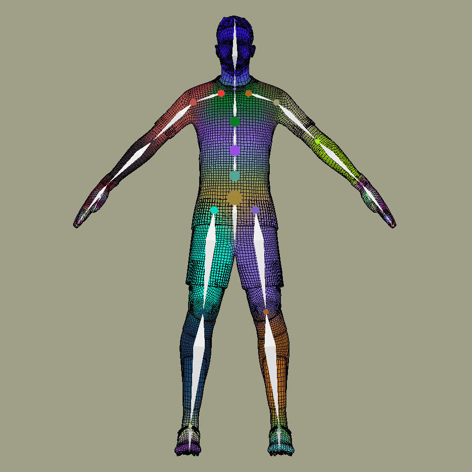 T-Pose Rigged Jan Oblak Atletico Madrid 24-25 3D model_9