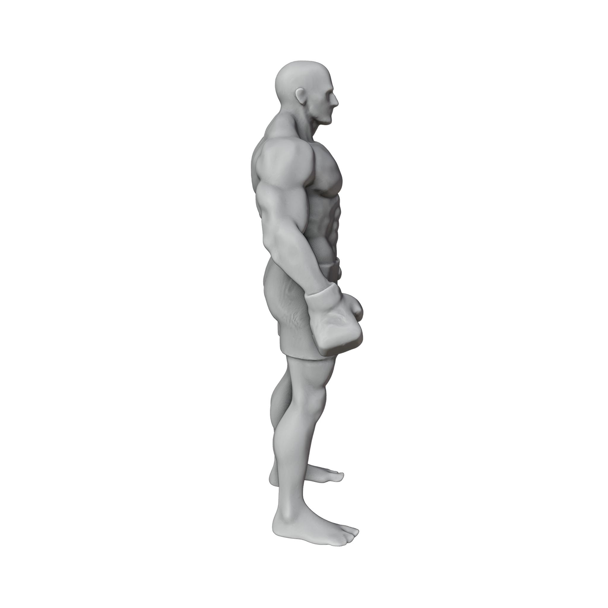 A MMA Fighter 3D model_4