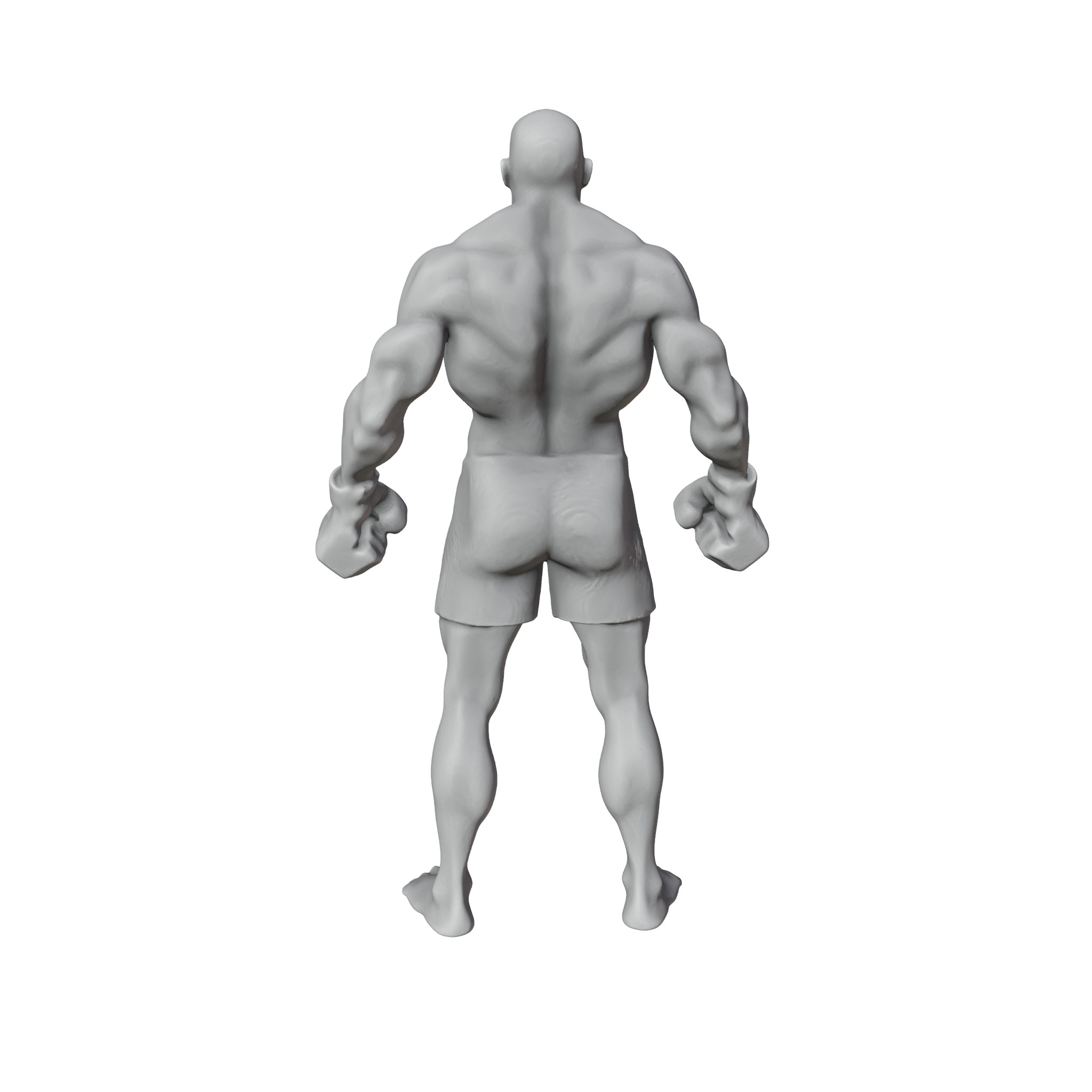A MMA Fighter 3D model_2