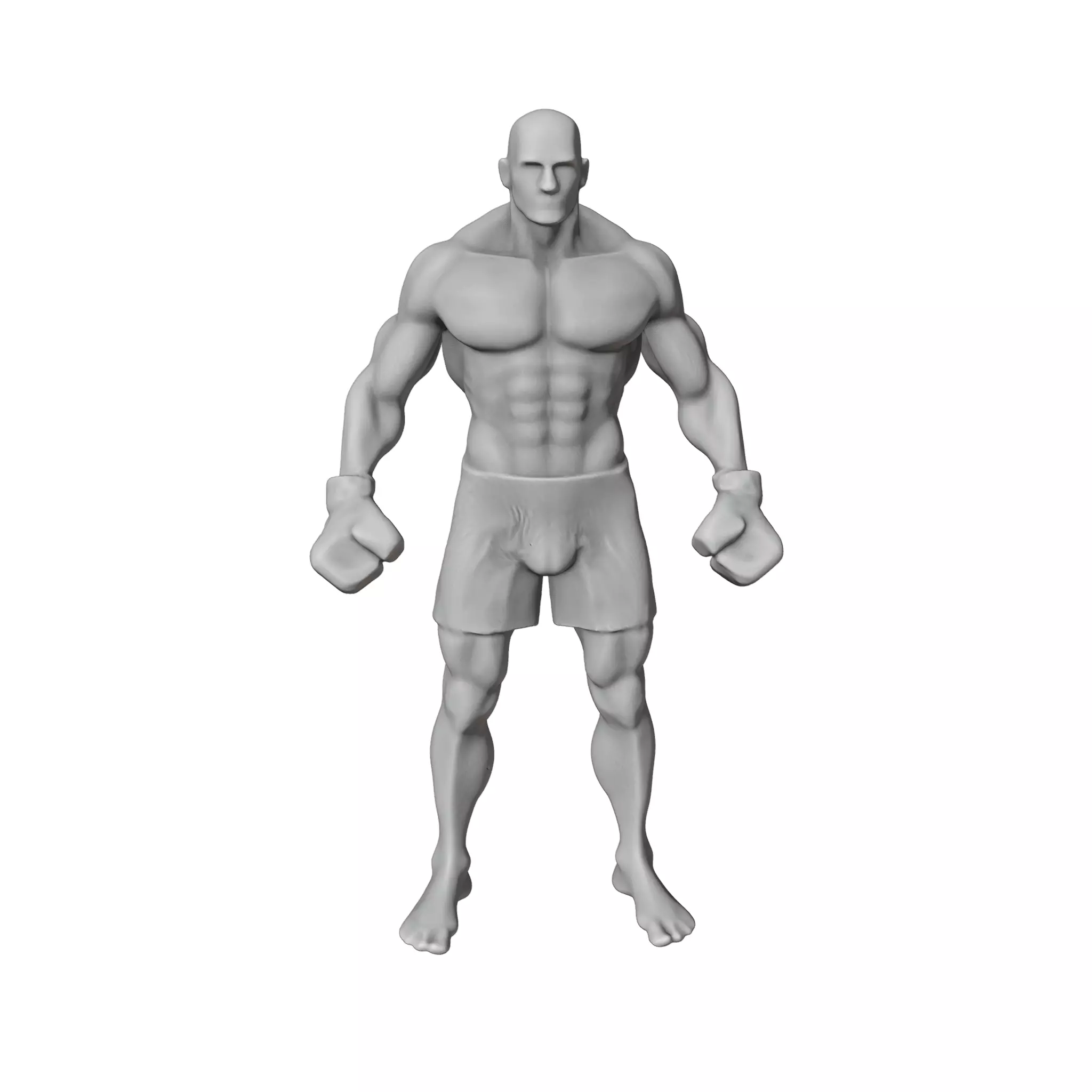 A MMA Fighter 3D model_0