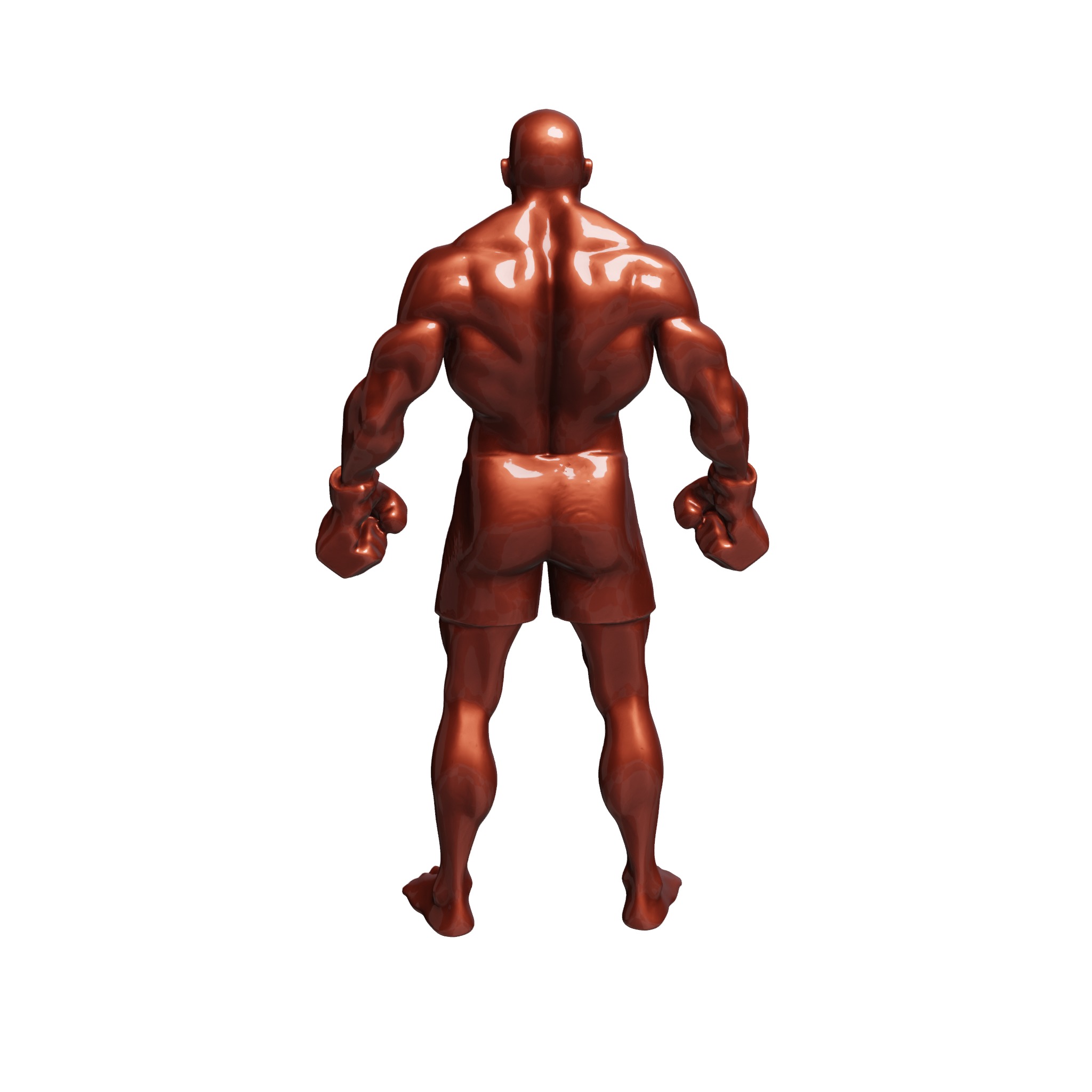 A MMA Fighter 3D model_3
