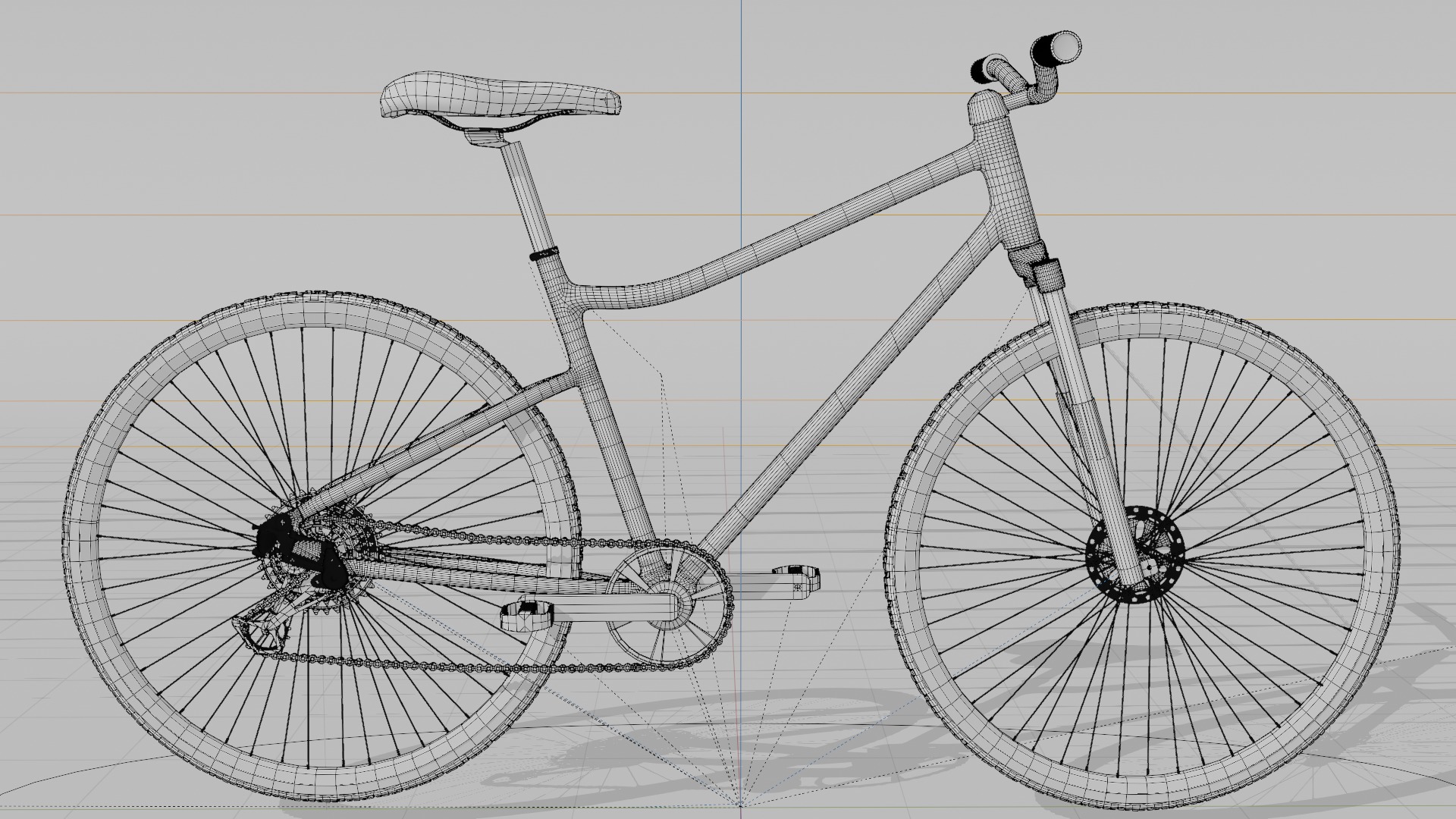 Bicycle Free 3D model_6