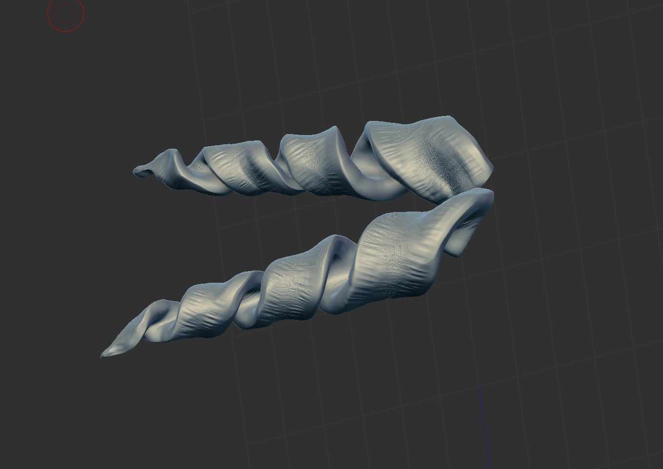 Horns 3D print model_4