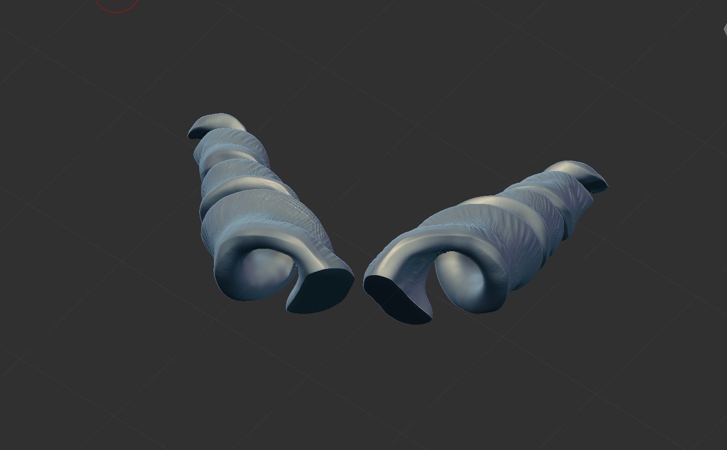 Horns 3D print model_5