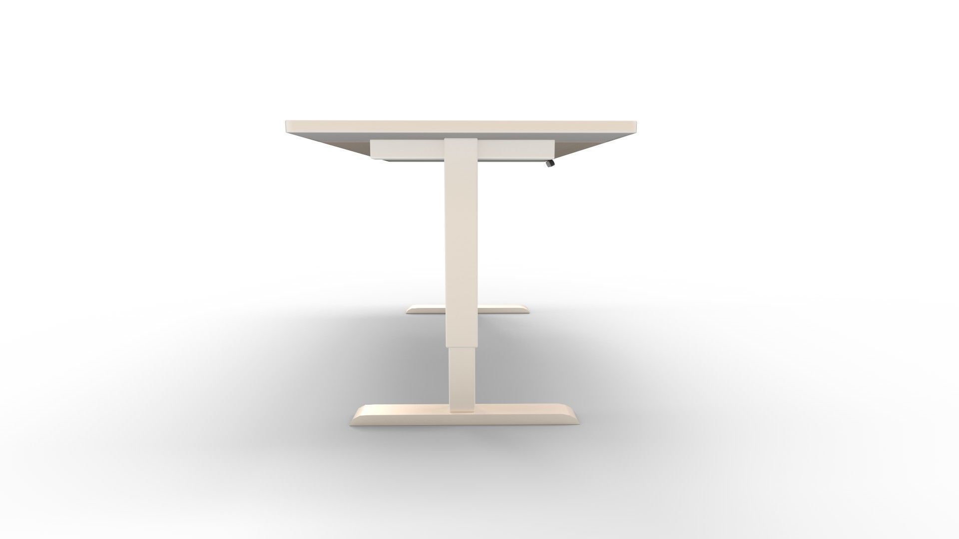 Height Adjustable Standing Desk 3D model_6
