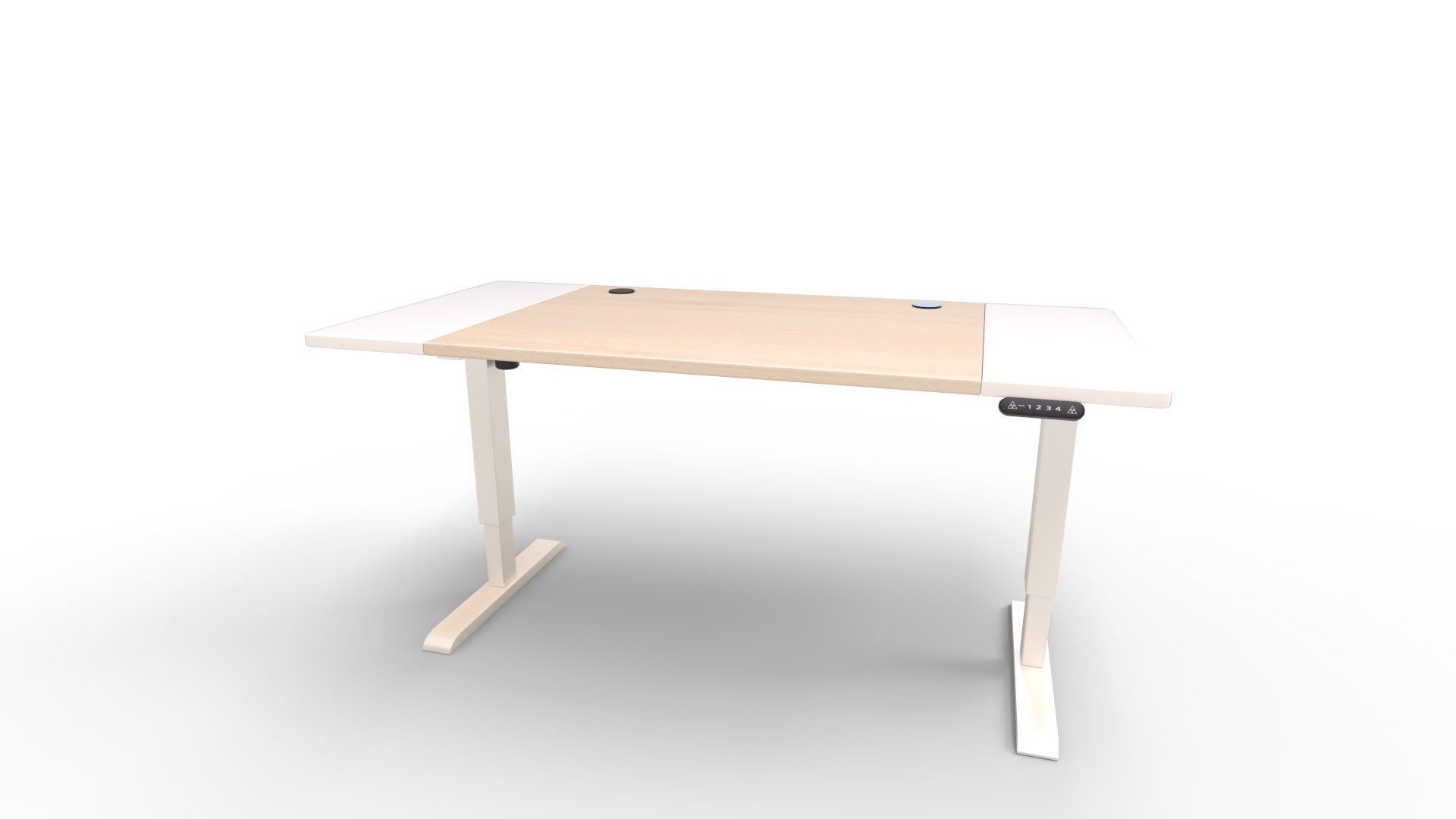 Height Adjustable Standing Desk 3D model_1